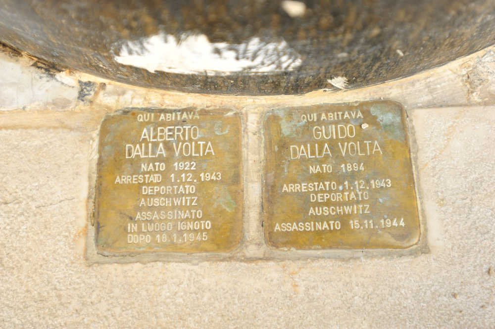Stolpersteine für G. und A. Dalla Volta