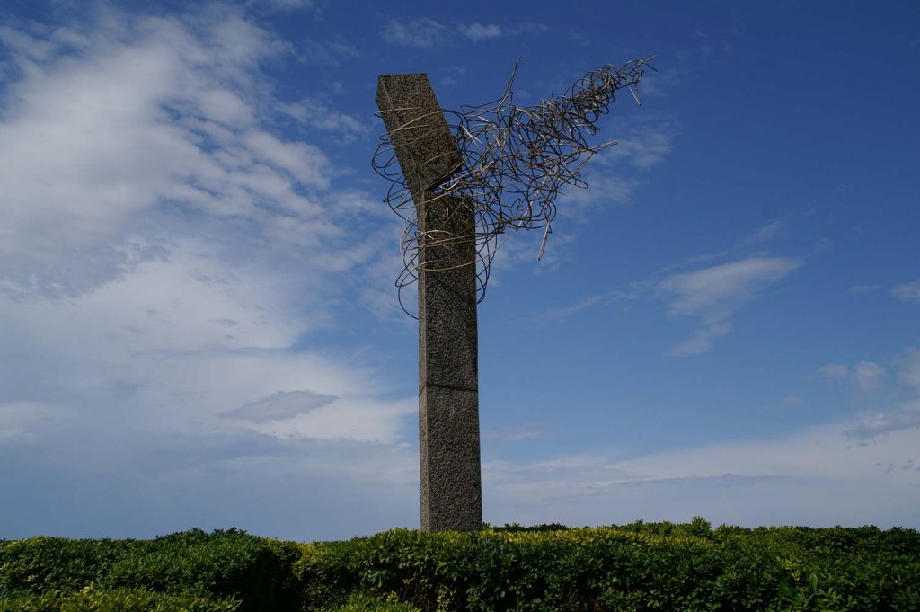 Monument an der Stelle der Entführung