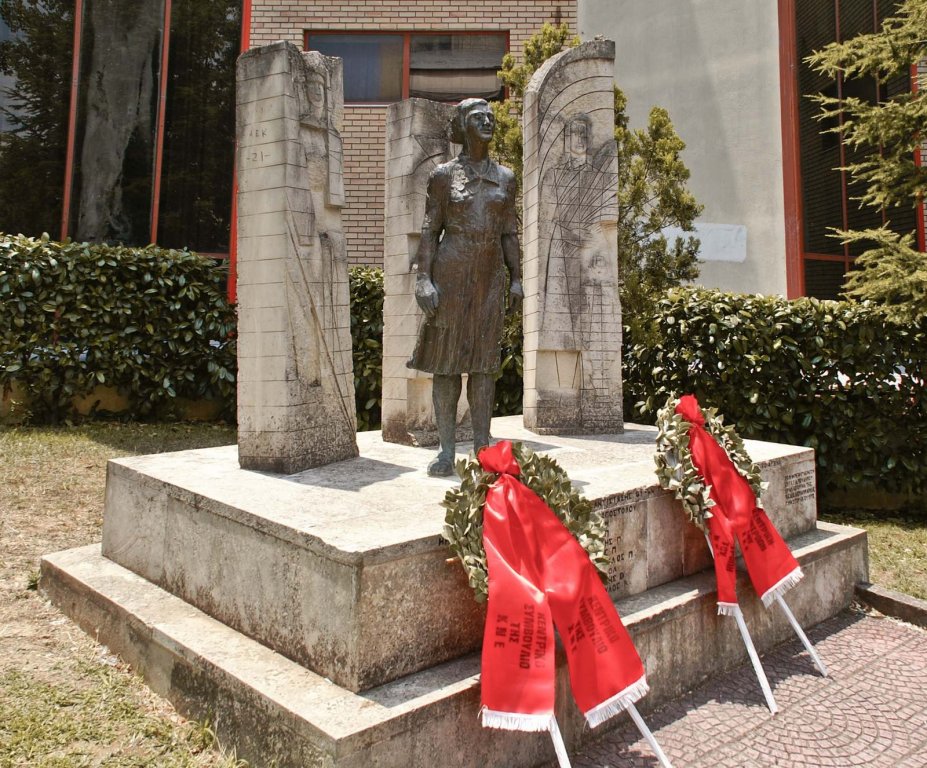 Gedenkstätte für Elektra Apostolou in Neo Iraklio