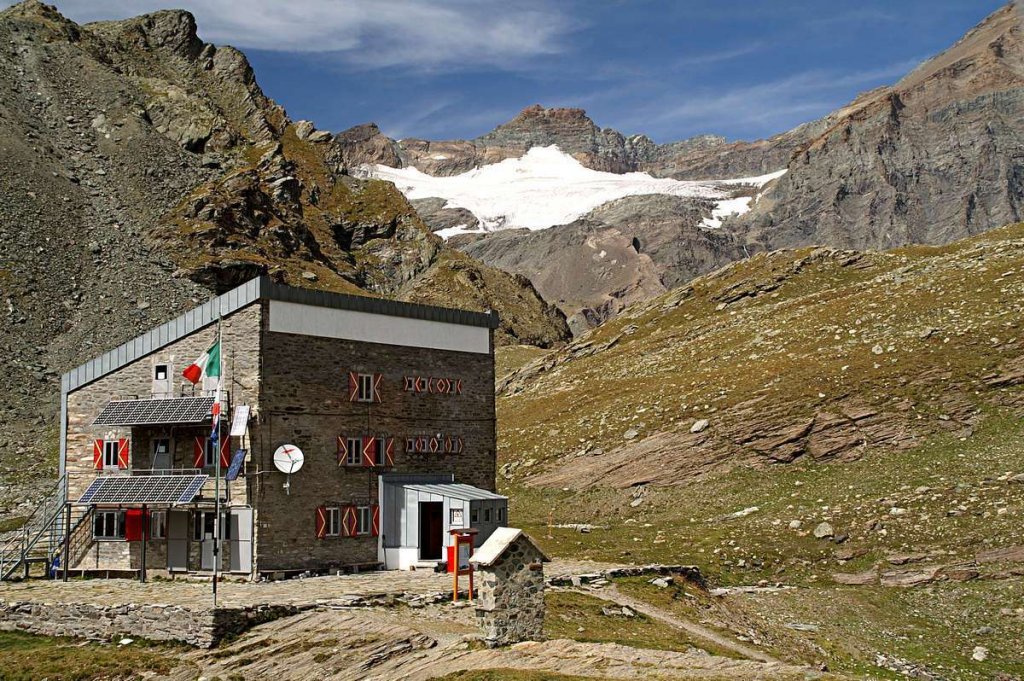 Das neue Rifugio Gastaldi