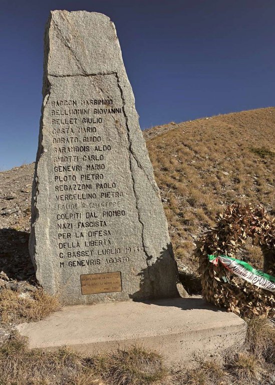 Gedenkstätte für die Brigata Monte Assietta