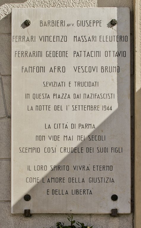 Gedenktafel am Palazzo del Governatore