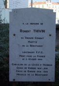 Gedenktafel für Robert Thivin (Combat)