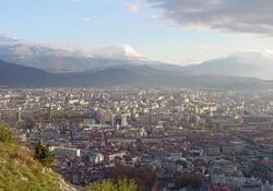 Blick von der Bastille auf Grenoble; Quelle: Wikipedia