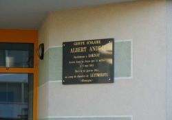 Gedenktafel Albert André; © M. Bernadet, Musée de Rumilly