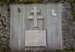 Gedenktafel am Belvédère