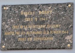 Gedenktafel Robert Aubry (© AC Nancy-Metz)