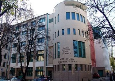 Universitätsbibliothek Lublin; Foto: Krzysiek dbk, pl.wikipedia