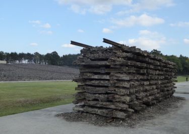 Skulptur Bahnschienen