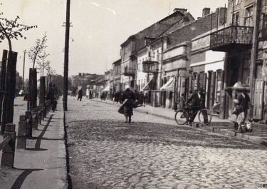 Płock, Blick in ul. Szeroka, ca. 1930er Jahre; Quelle: Jewish Plock