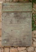 Gedenktafel an die „Mission Frederick“