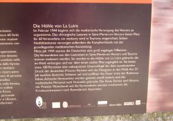 Info-Tafel Höhle (Ausschnitt)