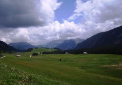 Glières: Blick auf das Plateau