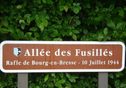 Allée des Fusillés, Fôret de Seillon