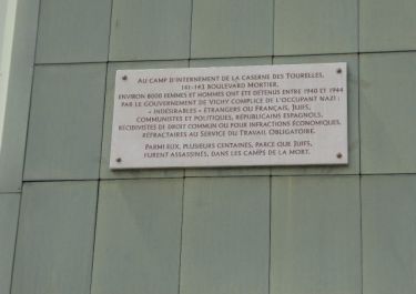 Gedenktafel an die Gefangenen